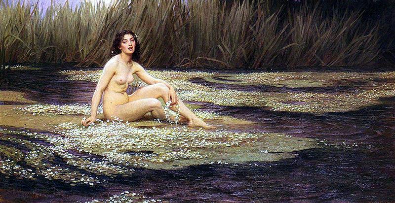 Herbert James Draper The water nymph China oil painting art